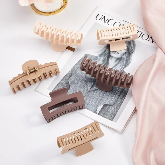 Hair Clips Set Matte Non-Slip Claw Clips Bobby Pins All Hair Types main image 6